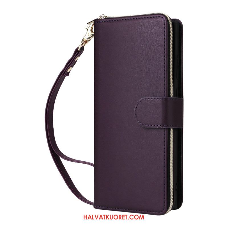 Kotelot Samsung Galaxy S25 Ultra 5g 9 Korttipaikkaa Hihnalla