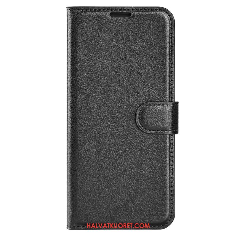 Kotelot Samsung Galaxy S25 Ultra 5g Klassinen Litsikuvioinen Tekonahkalaukku Suojakuori