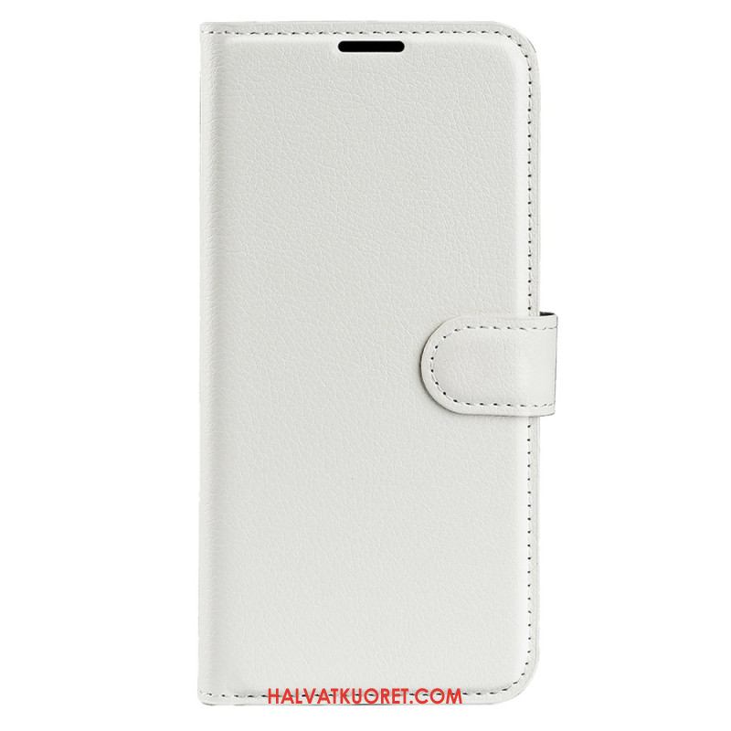 Kotelot Samsung Galaxy S25 Ultra 5g Klassinen Litsikuvioinen Tekonahkalaukku Suojakuori