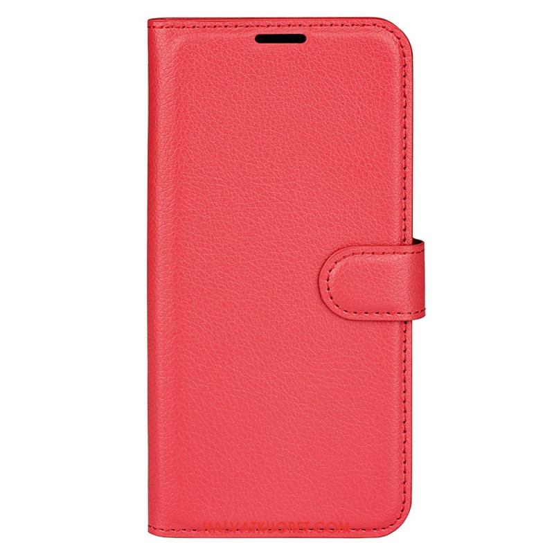 Kotelot Samsung Galaxy S25 Ultra 5g Klassinen Litsikuvioinen Tekonahkalaukku Suojakuori