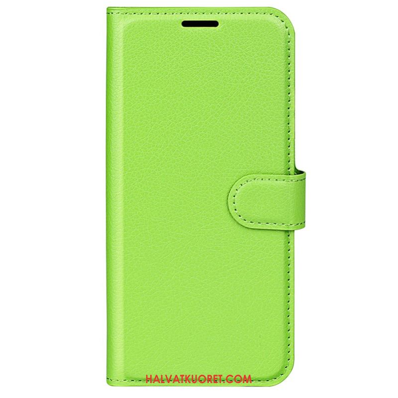 Kotelot Samsung Galaxy S25 Ultra 5g Klassinen Litsikuvioinen Tekonahkalaukku Suojakuori