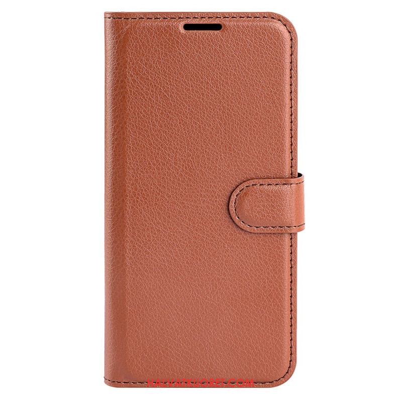 Kotelot Samsung Galaxy S25 Ultra 5g Klassinen Litsikuvioinen Tekonahkalaukku Suojakuori