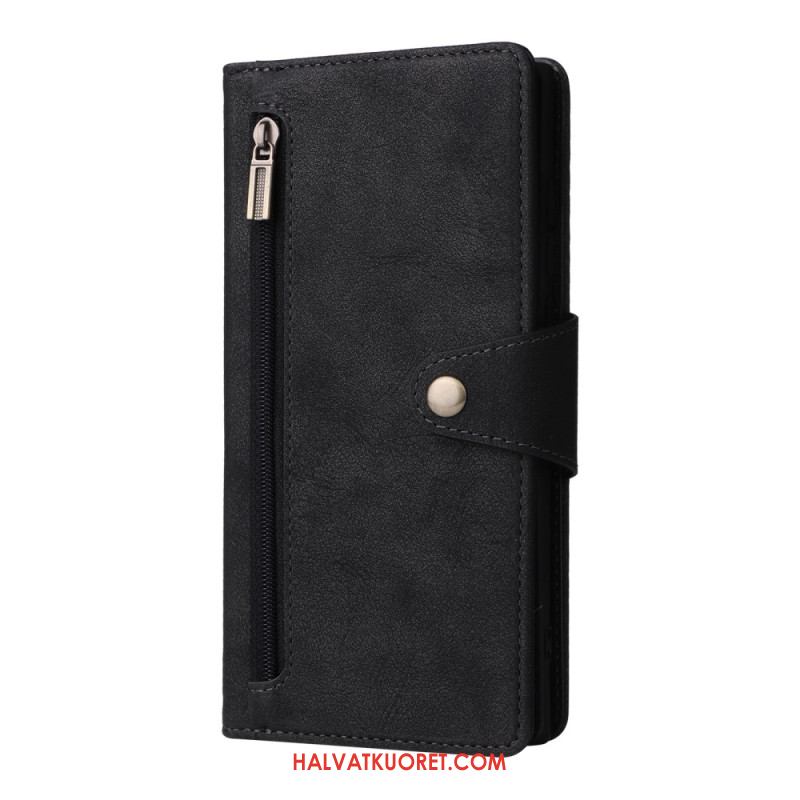 Kotelot Samsung Galaxy S25 Ultra 5g Mokkanahkakuvioinen Lompakko Hihnalla