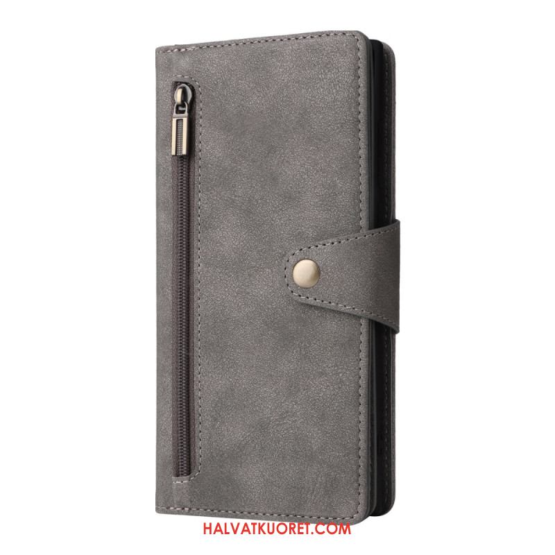 Kotelot Samsung Galaxy S25 Ultra 5g Mokkanahkakuvioinen Lompakko Hihnalla