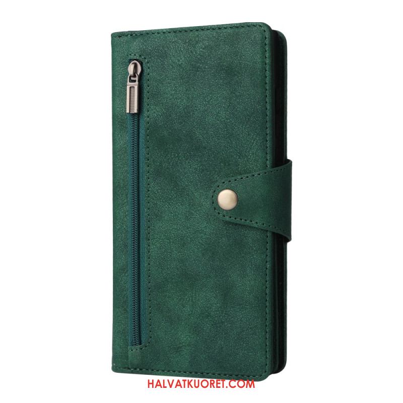 Kotelot Samsung Galaxy S25 Ultra 5g Mokkanahkakuvioinen Lompakko Hihnalla