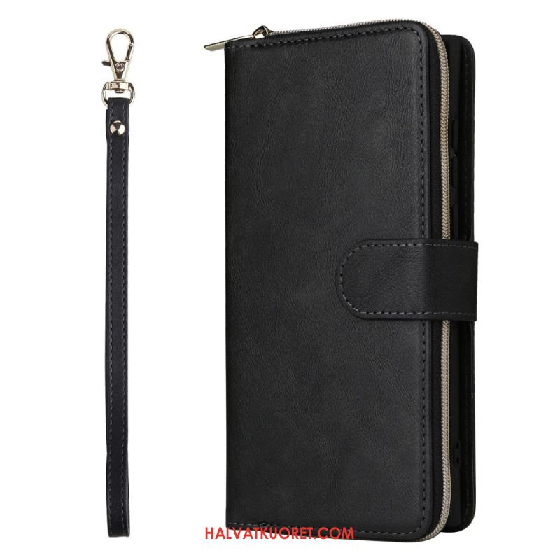 Kotelot Samsung Galaxy S25 Ultra 5g Puhelinkuoret Vetoketjullinen Ja Hihnallinen Tasku