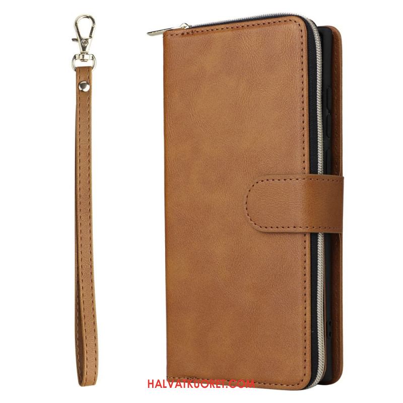 Kotelot Samsung Galaxy S25 Ultra 5g Puhelinkuoret Vetoketjullinen Ja Hihnallinen Tasku