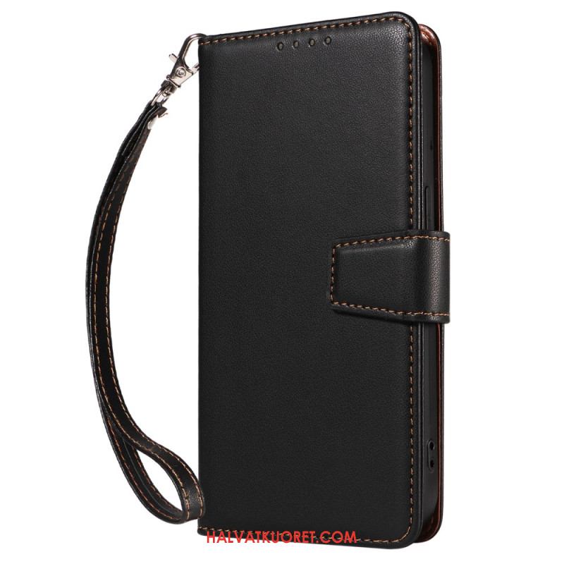 Kotelot Samsung Galaxy S25 Ultra 5g Rfid-nahkalompakko Hihnalla