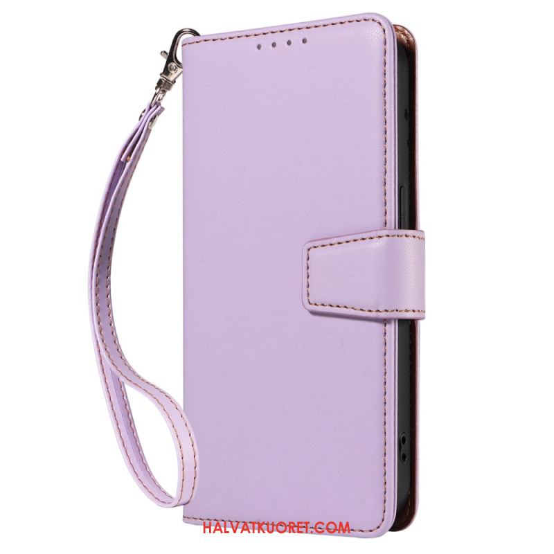 Kotelot Samsung Galaxy S25 Ultra 5g Rfid-nahkalompakko Hihnalla