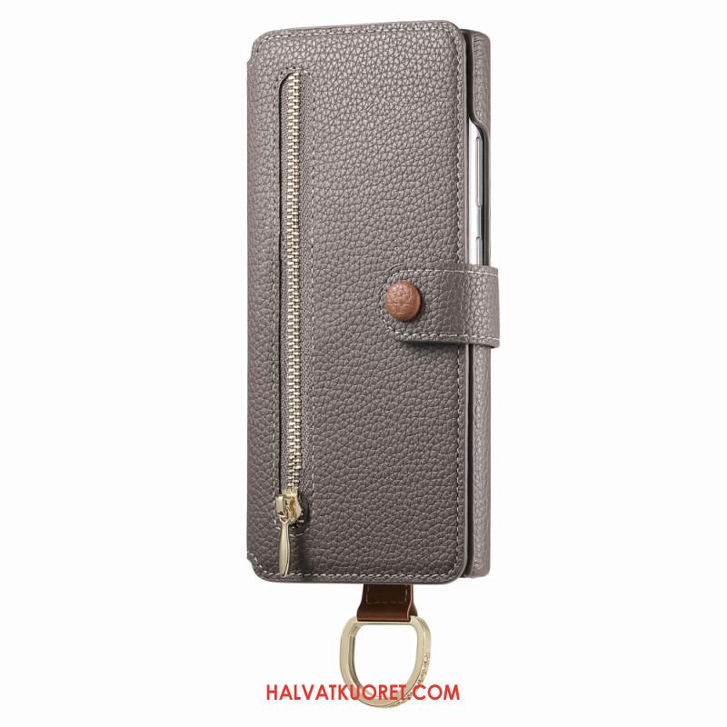 Kotelot Samsung Galaxy S25 Ultra 5g Rfid-suojattu Lompakko Pussulla Ja Sormuspidikkeellä