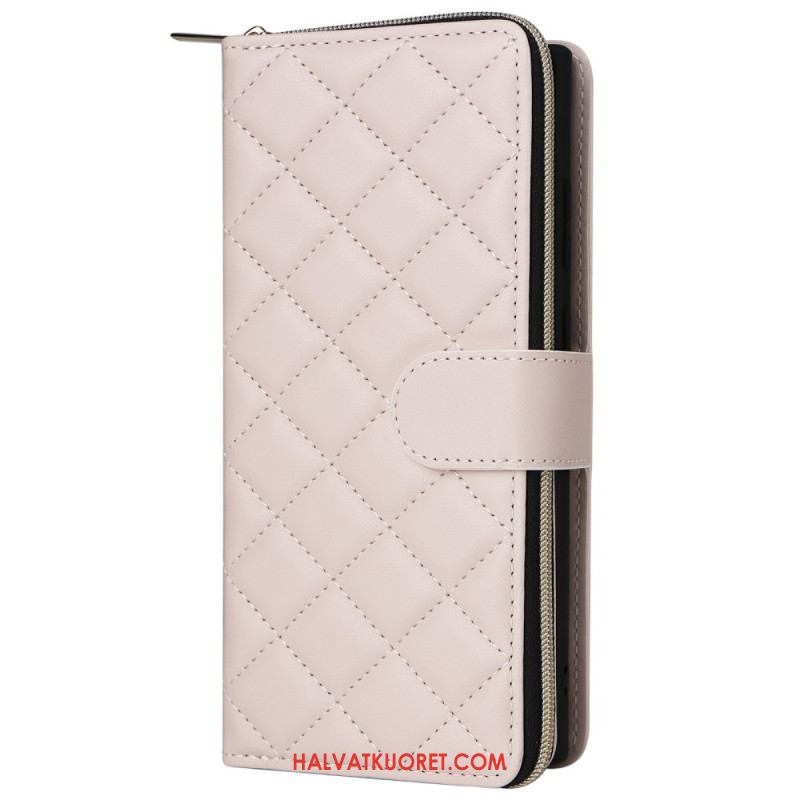 Kotelot Samsung Galaxy S25 Ultra 5g Tikattu Lompakko Hihnalla Ja Olkahihnalla