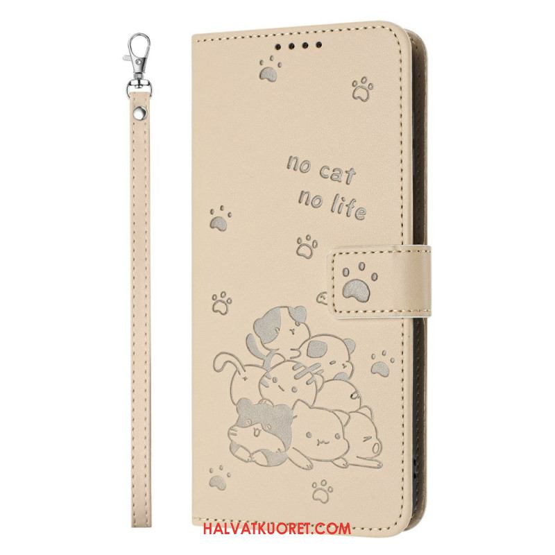 Kotelot Samsung Galaxy S26 Kissakuvio Ja Nauha