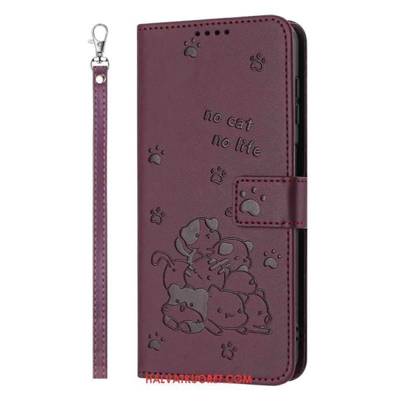 Kotelot Samsung Galaxy S26 Kissakuvio Ja Nauha