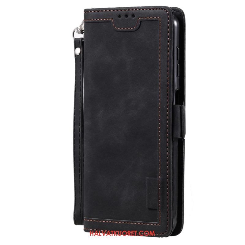 Kotelot Samsung Galaxy S26 Plus Mokkanahkakuvioinen Rfid-suojaus Suojakuori