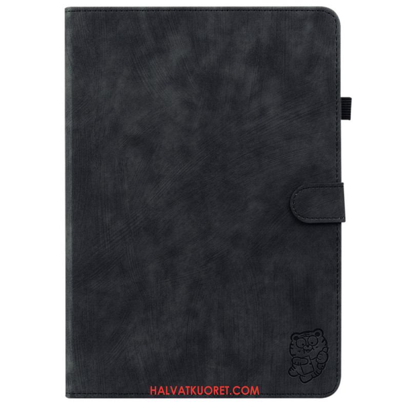 Kotelot Samsung Galaxy Tab S10 Plus Mokkanahkaefekti Pikku Tiikeri Suojakuori