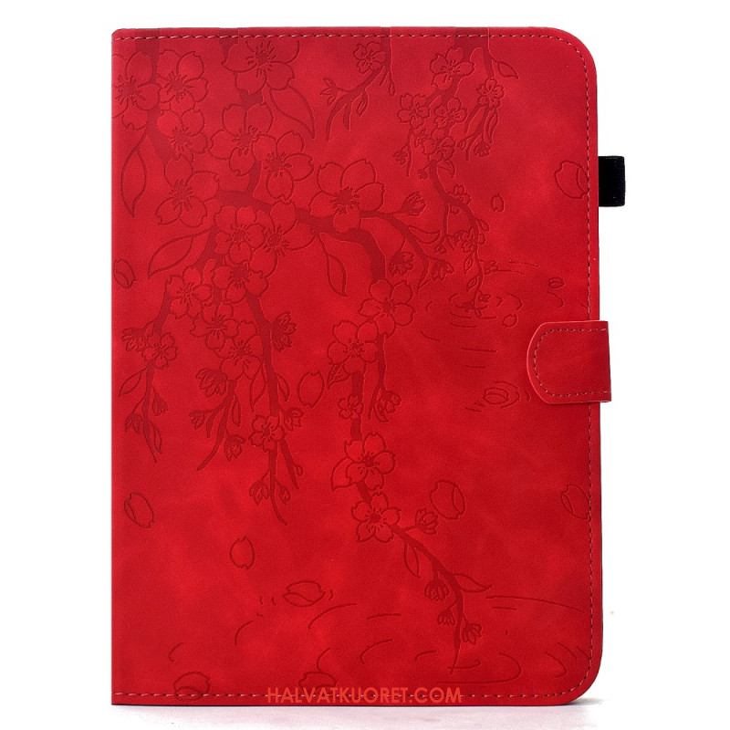 Kotelot Samsung Galaxy Tab S11 Kukkakuvioinen Mokkanahkakuvio