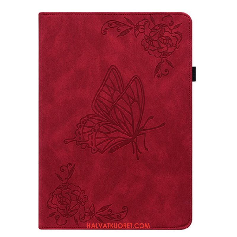 Kotelot Samsung Galaxy Tab S11 Mokkanahkaefekti Perhonen