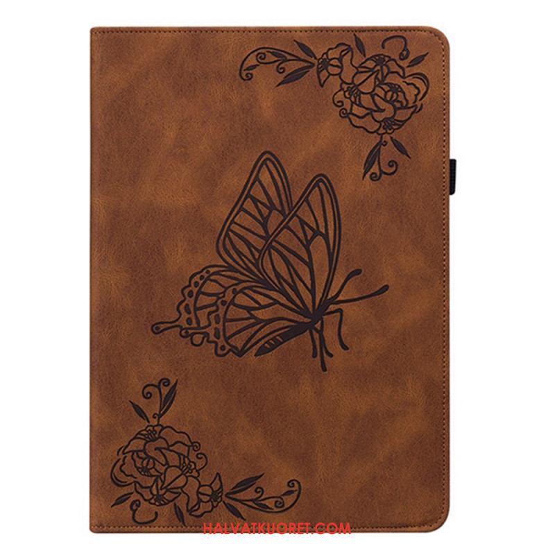 Kotelot Samsung Galaxy Tab S11 Mokkanahkaefekti Perhonen