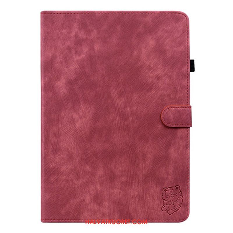 Kotelot Samsung Galaxy Tab S11 Vintage-mokkanahkaefekti