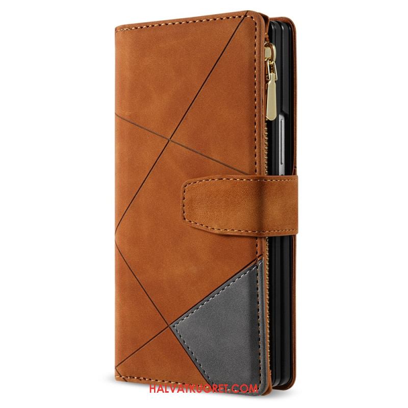 Kotelot Samsung Galaxy Z Fold 7 Puhelinkuoret Kaksivärinen Lompakko