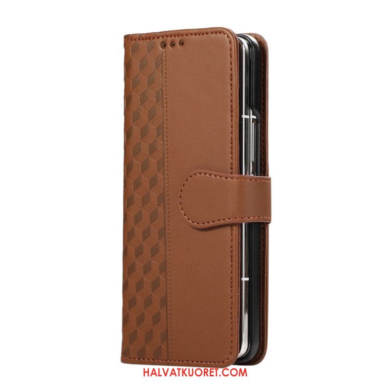 Kotelot Samsung Galaxy Z Fold 7 Puhelinkuoret Kohokuvioitu Hihnalla