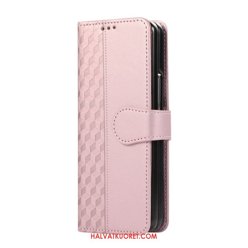 Kotelot Samsung Galaxy Z Fold 7 Puhelinkuoret Kohokuvioitu Hihnalla