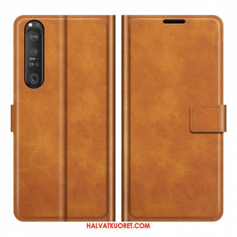 Kotelot Sony Xperia 1 III Ohut Extreme Leather -efekti