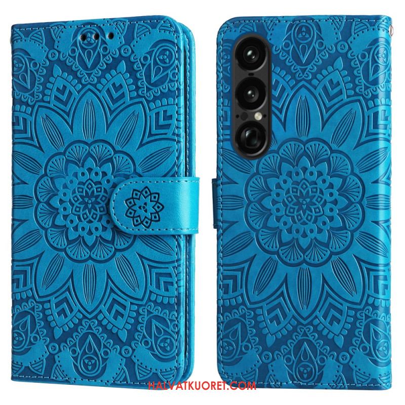 Kotelot Sony Xperia 1 Vii Auringonkukkakuvio