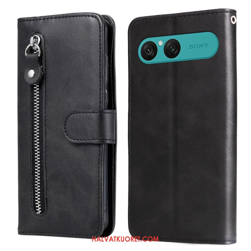 Kotelot Sony Xperia 10 Vii Vetoketjullinen Tasku Suojakuori