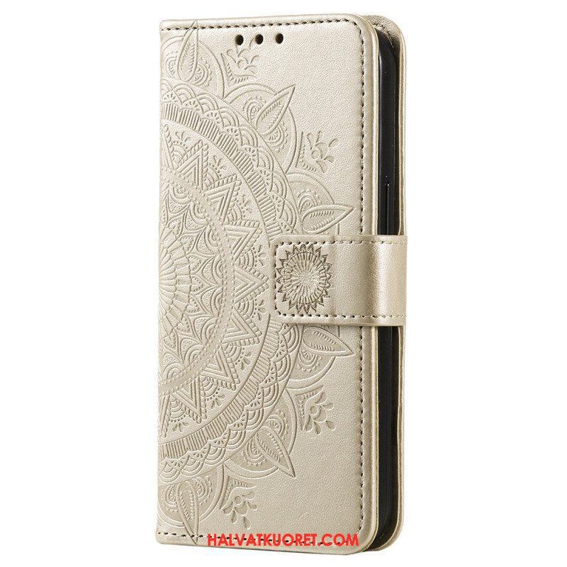 Kotelot Xiaomi 12T / 12T Pro Mandala-aurinko Kaulanauhalla