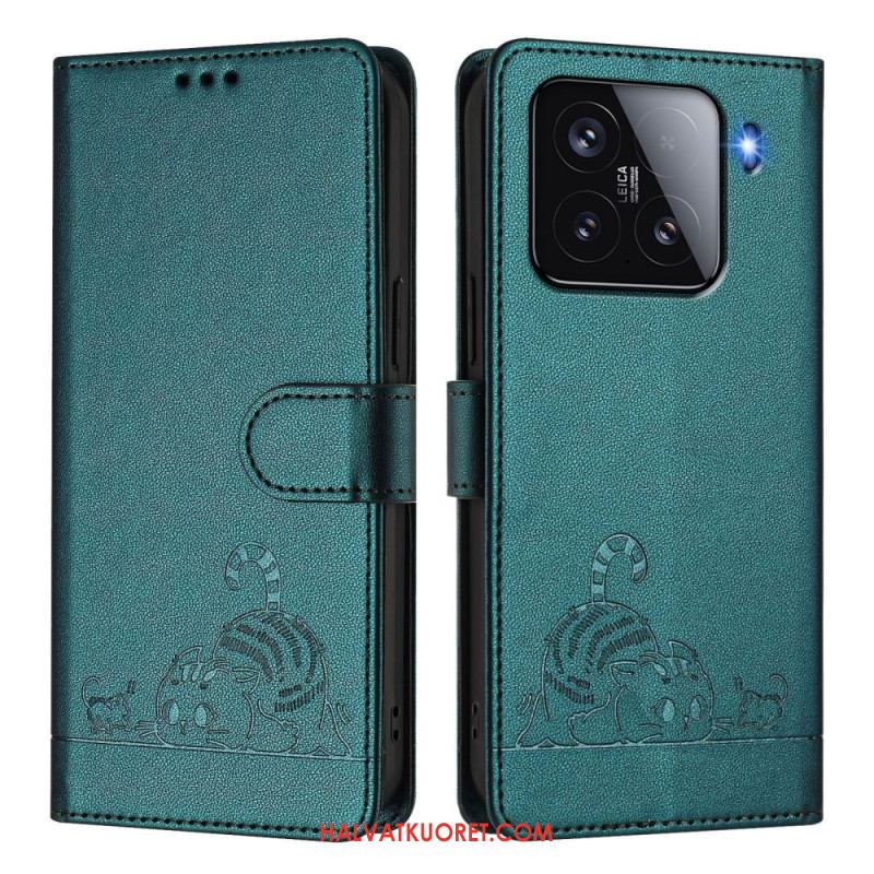 Kotelot Xiaomi 15 Hihna Ja Rfid-suoja