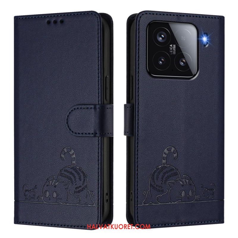 Kotelot Xiaomi 15 Hihna Ja Rfid-suoja