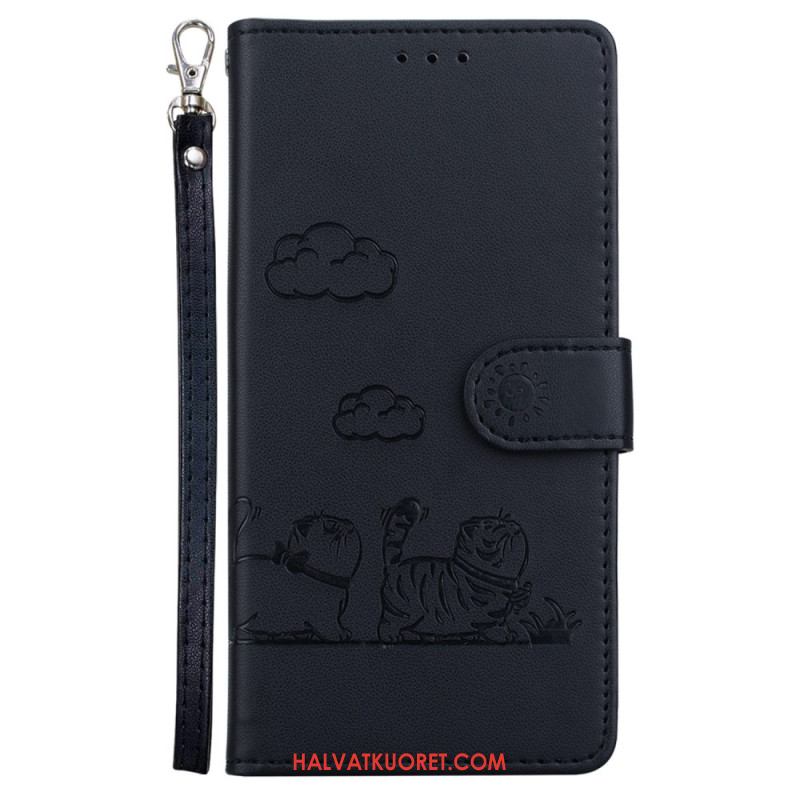 Kotelot Xiaomi 15 Kissakuvioinen Hihna Suojakuori