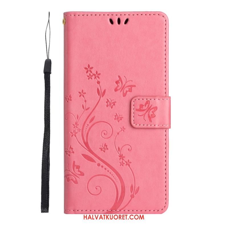 Kotelot Xiaomi 15 Kukkakuvio