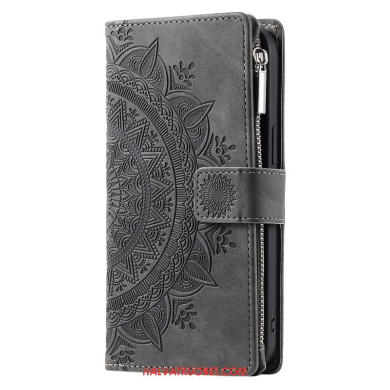 Kotelot Xiaomi 15 Pro Mandala-mokkanahkainen Lompakko Suojakuori