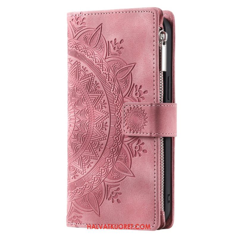 Kotelot Xiaomi 15 Pro Mandala-mokkanahkainen Lompakko Suojakuori