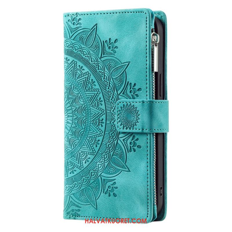 Kotelot Xiaomi 15 Pro Mandala-mokkanahkainen Lompakko Suojakuori