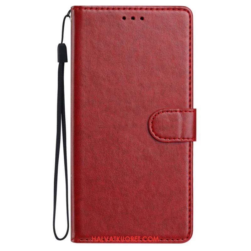 Kotelot Xiaomi 15 Pro Puhelinkuoret Keinonahkaa Hihnalla