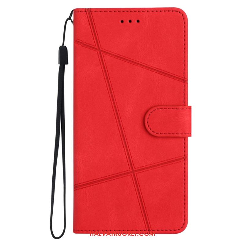 Kotelot Xiaomi 15 Pro Viivoja Ja Raitoja Hihnalla Suojakuori