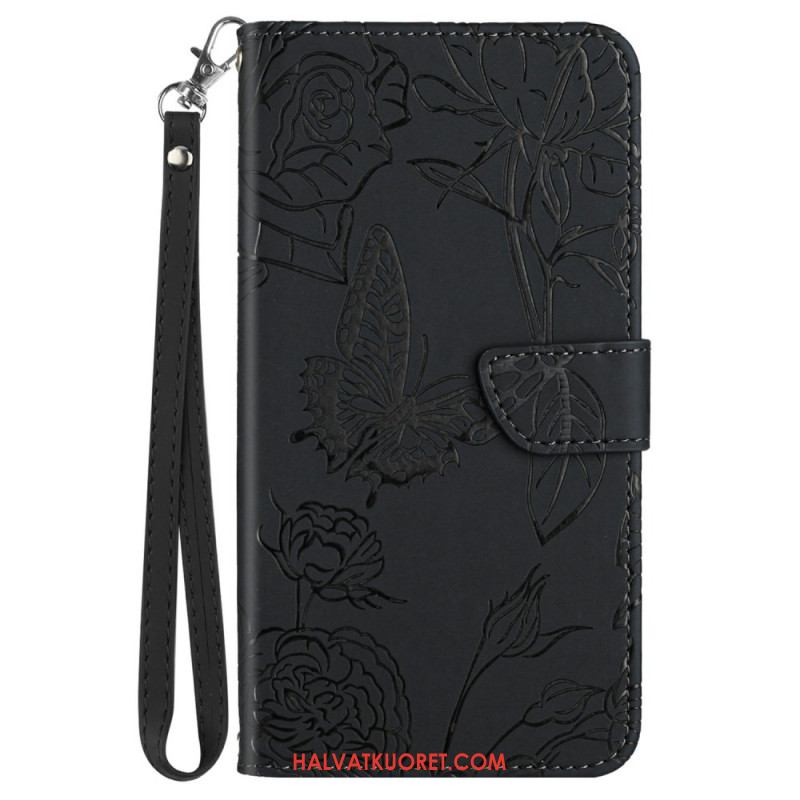 Kotelot Xiaomi 15 Ultra Perhoskuvioinen Hihna