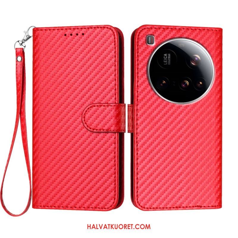 Kotelot Xiaomi 15 Ultra Puhelinkuoret Teksturoitu Hiilikuitu