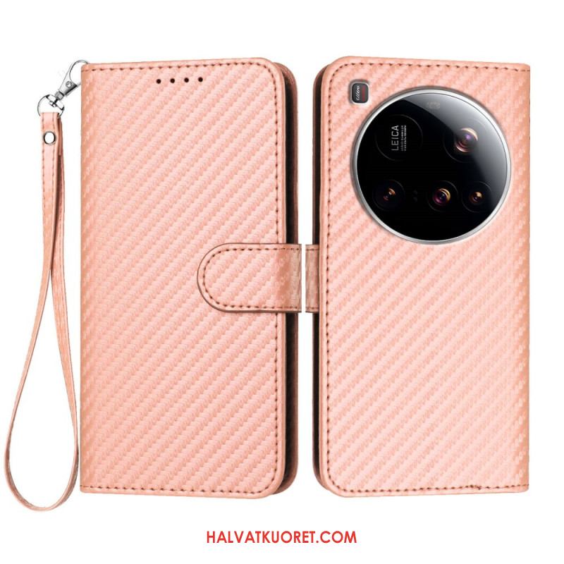 Kotelot Xiaomi 15 Ultra Puhelinkuoret Teksturoitu Hiilikuitu