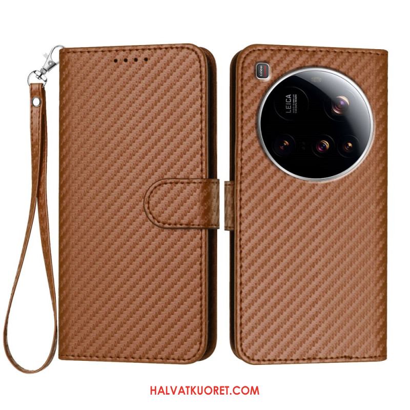 Kotelot Xiaomi 15 Ultra Puhelinkuoret Teksturoitu Hiilikuitu