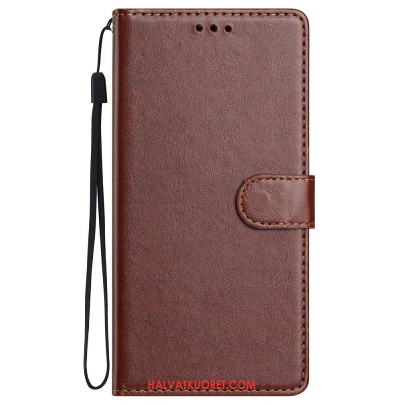 Kotelot Xiaomi 15 Yksinkertainen Keinonahkainen Ranneke