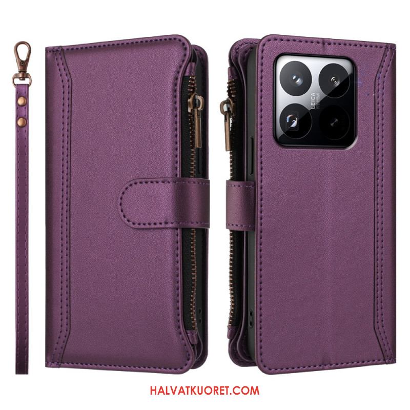 Kotelot Xiaomi 15t Lompakko Hihnalla