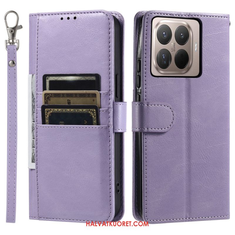 Kotelot Xiaomi 15t Pro 6 Korttipaikkaa Ja Nauha Suojakuori