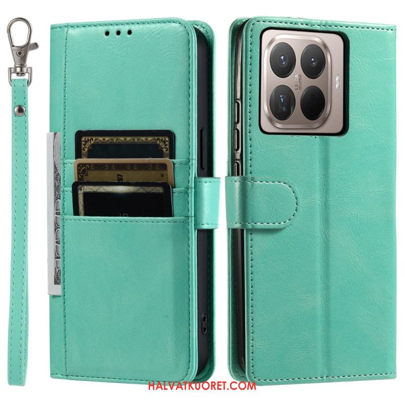 Kotelot Xiaomi 15t Pro 6 Korttipaikkaa Ja Nauha Suojakuori