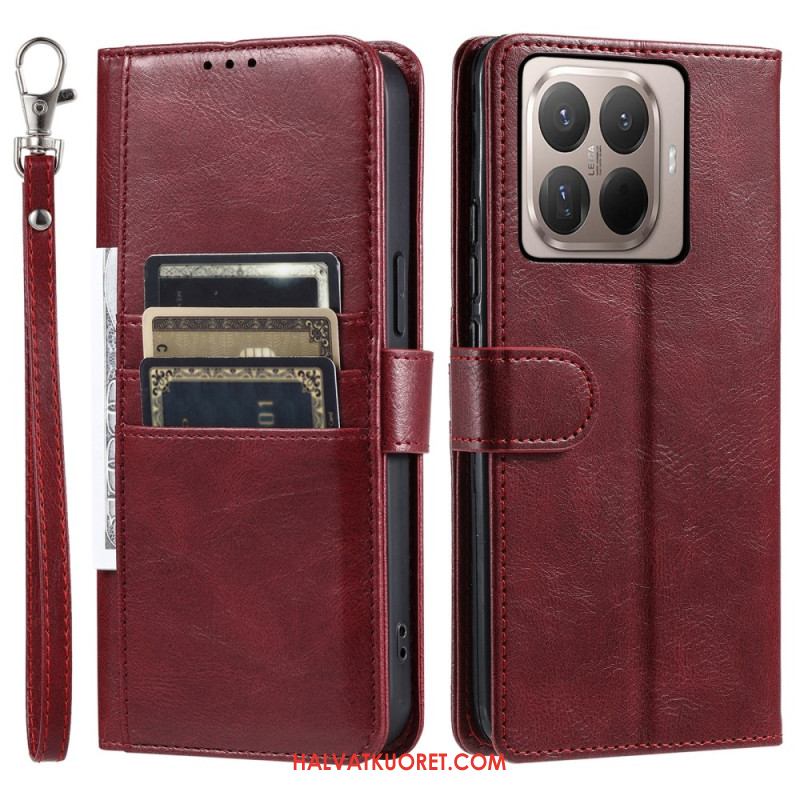 Kotelot Xiaomi 15t Pro 6 Korttipaikkaa Ja Nauha Suojakuori