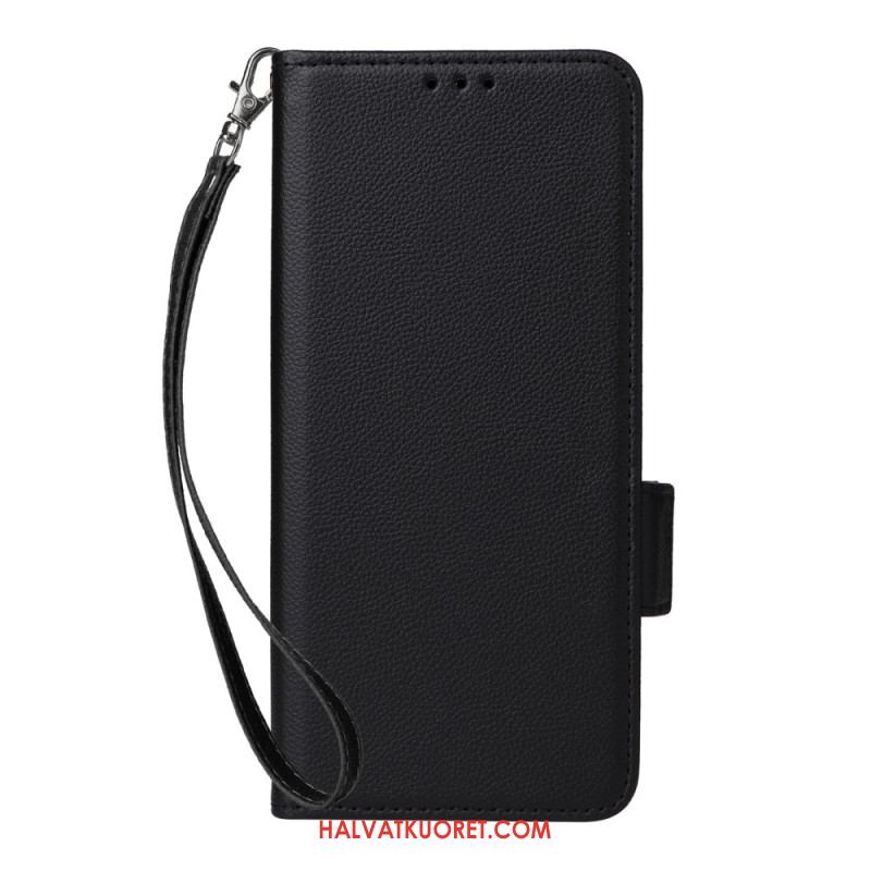 Kotelot Xiaomi 15t Pro Puhelinkuoret Tekonahkaa Nauhalla