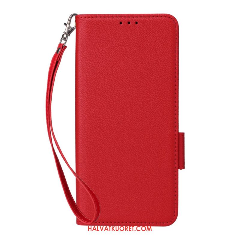 Kotelot Xiaomi 15t Pro Puhelinkuoret Tekonahkaa Nauhalla